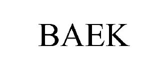 BAEK