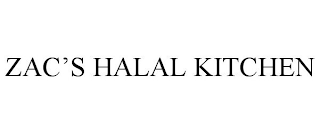 ZAC'S HALAL KITCHEN