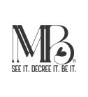 MMB SEE IT. DECREE IT. BE IT.