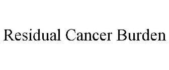 RESIDUAL CANCER BURDEN