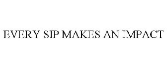 EVERY SIP MAKES AN IMPACT