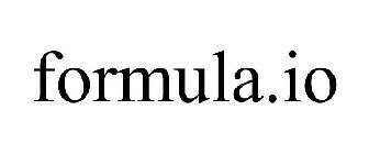 FORMULA.IO