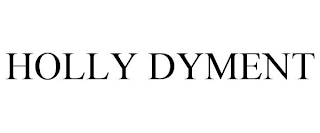 HOLLY DYMENT