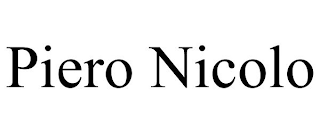 PIERO NICOLO