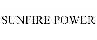 SUNFIRE POWER