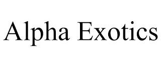 ALPHA EXOTICS