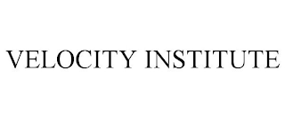 VELOCITY INSTITUTE