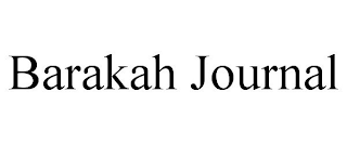 BARAKAH JOURNAL