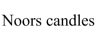 NOORS CANDLES