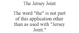 THE JERSEY JOINT THE WORD 