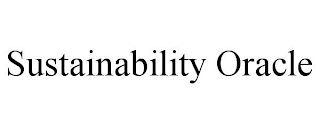 SUSTAINABILITY ORACLE