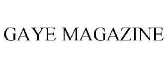 GAYE MAGAZINE