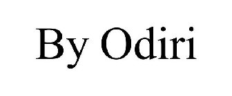 BY ODIRI