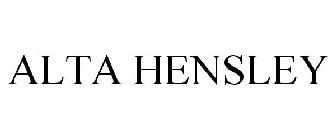 ALTA HENSLEY