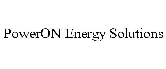 POWERON ENERGY SOLUTIONS