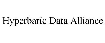 HYPERBARIC DATA ALLIANCE