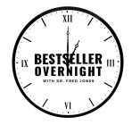 BESTSELLER OVERNIGHT WITH DR. FRED JONES III VI IX XII III VI IX XII