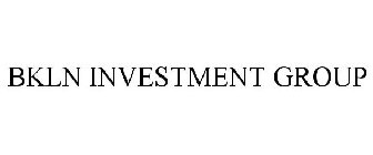 BKLN INVESTMENT GROUP