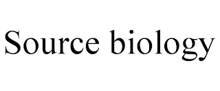 SOURCE BIOLOGY