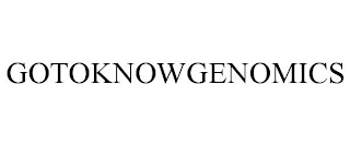 GOTOKNOWGENOMICS