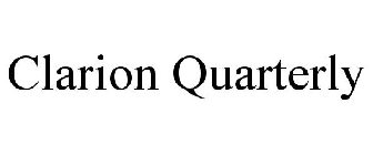 CLARION QUARTERLY