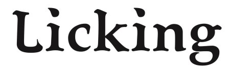 LICKING