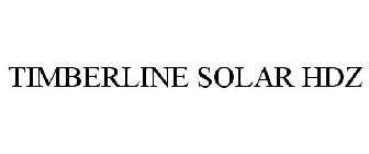 TIMBERLINE SOLAR HDZ