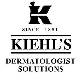 K KIEHL'S SINCE 1851 DERMATOLOGIST SOLUTIONS