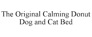 THE ORIGINAL CALMING DONUT DOG AND CAT BED