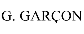 G. GARÇON