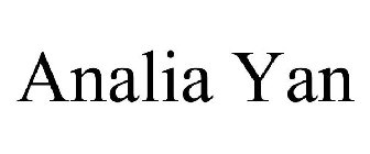 ANALIA YAN