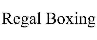 REGAL BOXING