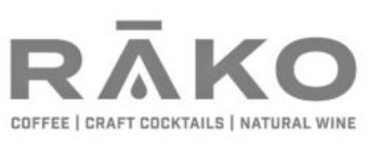 RAKO COFFEE CRAFT COCKTAILS NATURAL WINE