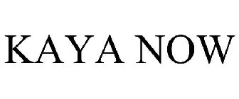 KAYA NOW