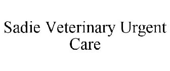 SADIE VETERINARY URGENT CARE