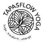 TAPASFLOW YOGA FORGE · TRANSFORM · EMERGE