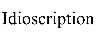 IDIOSCRIPTION