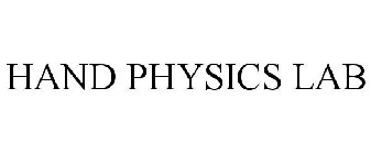 HAND PHYSICS LAB
