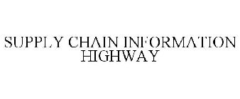 SUPPLY CHAIN INFORMATION HIGHWAY