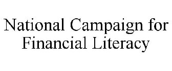 NATIONAL CAMPAIGN FOR FINANCIAL LITERACY