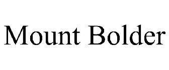 MOUNT BOLDER