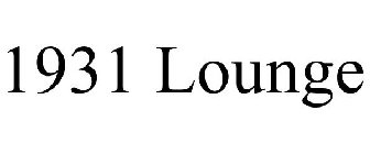 1931 LOUNGE