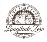 WHERE TIME BEGINS LONGITUDE ZERO EST. 2020
