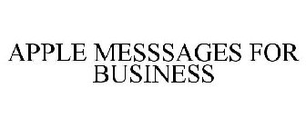 APPLE MESSAGES FOR BUSINESS