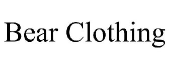 BEAR CLOTHING