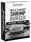 DEL PACIFICO WILD CAUGHT SEAFOODS WILD CAUGHT SHRIMP BURGER SUSTAINABLE CHEMICAL FREE BLUE MEXICAN SHRIMP SERVING SUGGESTION