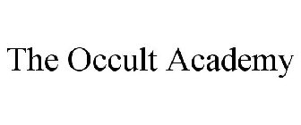 THE OCCULT ACADEMY