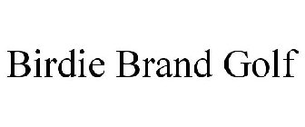 BIRDIE BRAND GOLF