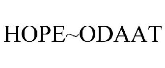 HOPE~ODAAT