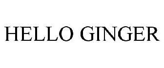 HELLO GINGER